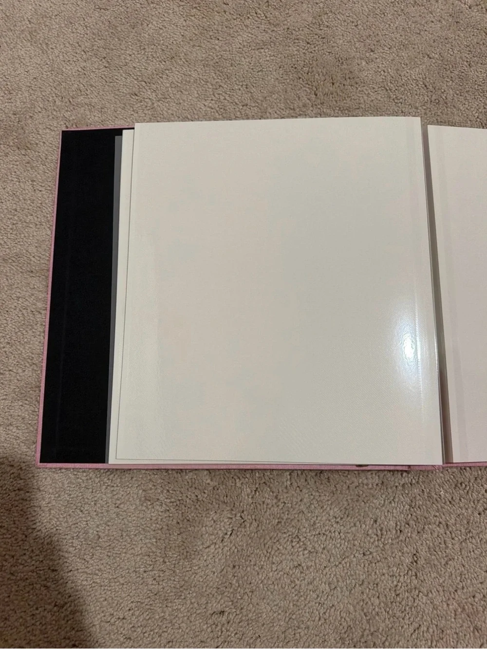 Linen Hardcover Photo Album in Pink - Premium Memory Book